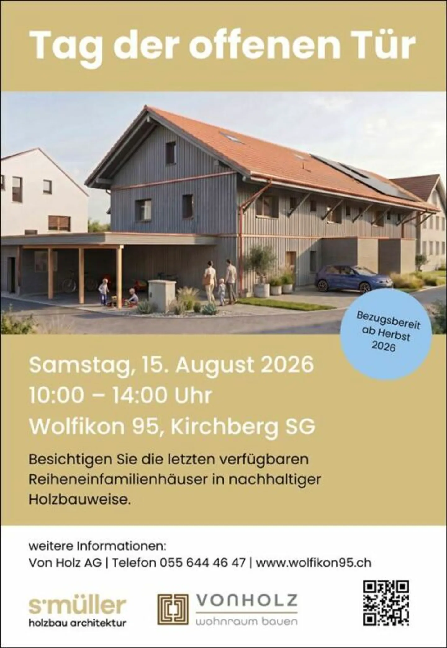 Modernes Familienhaus in Wolfikon - Foto 1 von 3