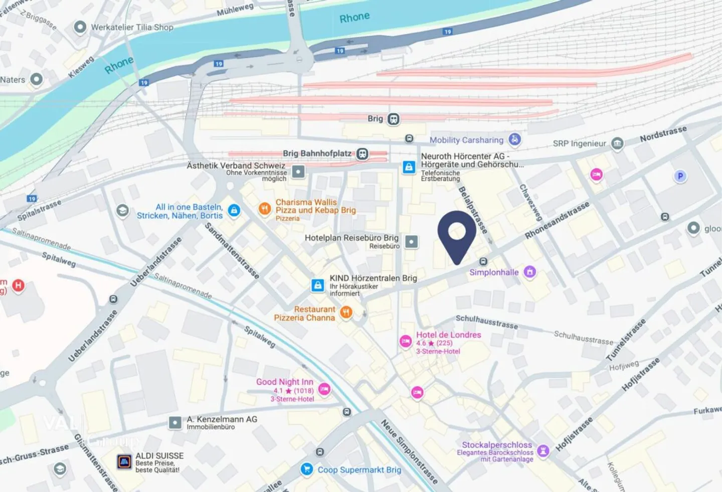 Spazio pubblicitario in posizione centrale a Brig in affitto - Foto 5 di 6