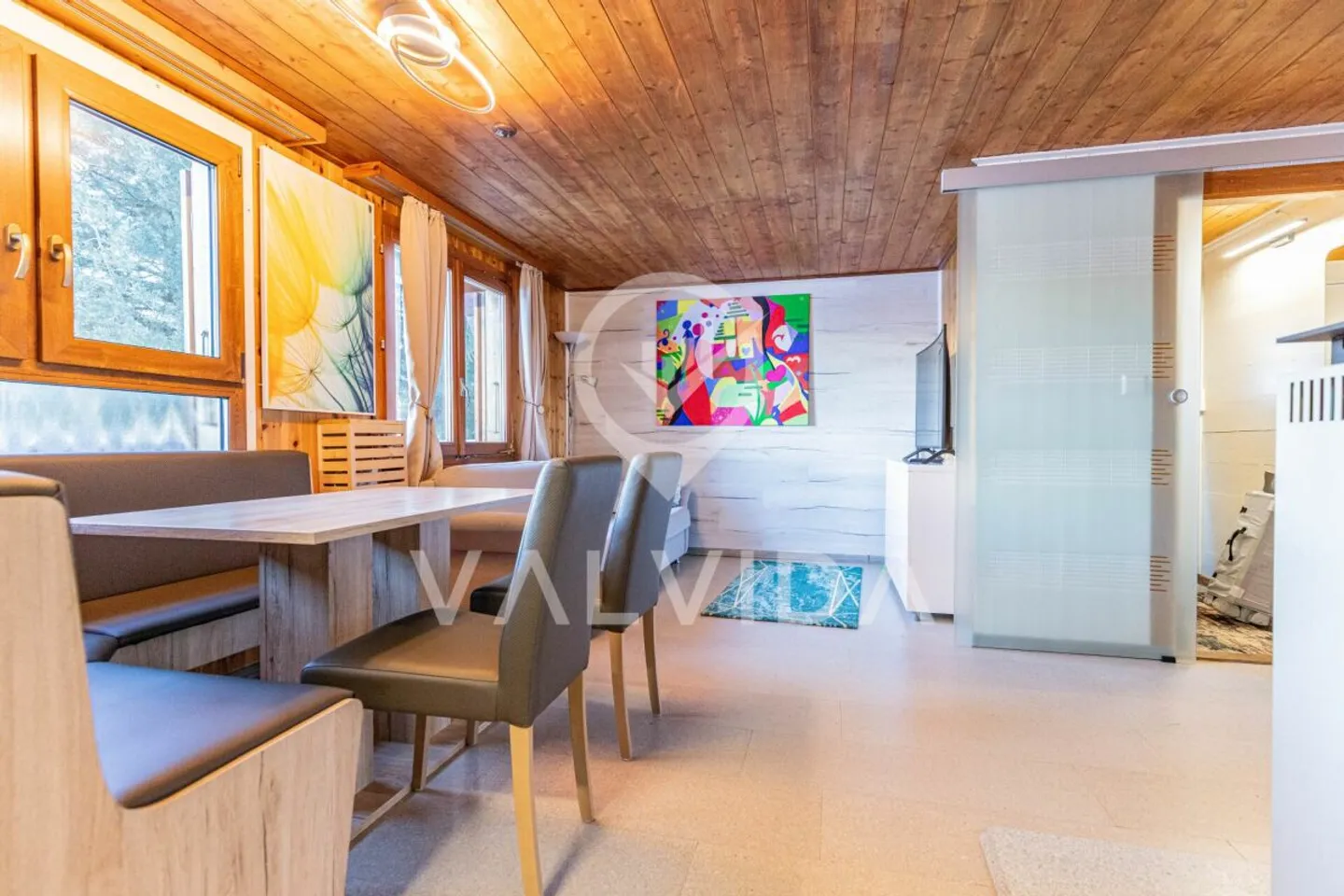 Chalet affascinante 'zer Tola' in posizione soleggiata di Bürchen - Foto 7 di 13