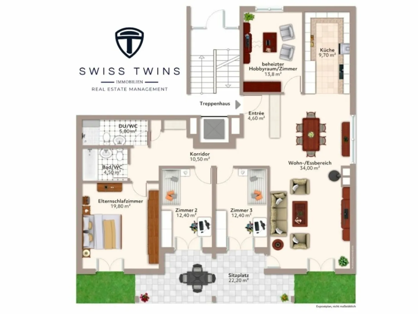 5-Stanze Felicità con Giardino - Il Tuo Paradiso Familiare a Winkel - Foto 12 di 13