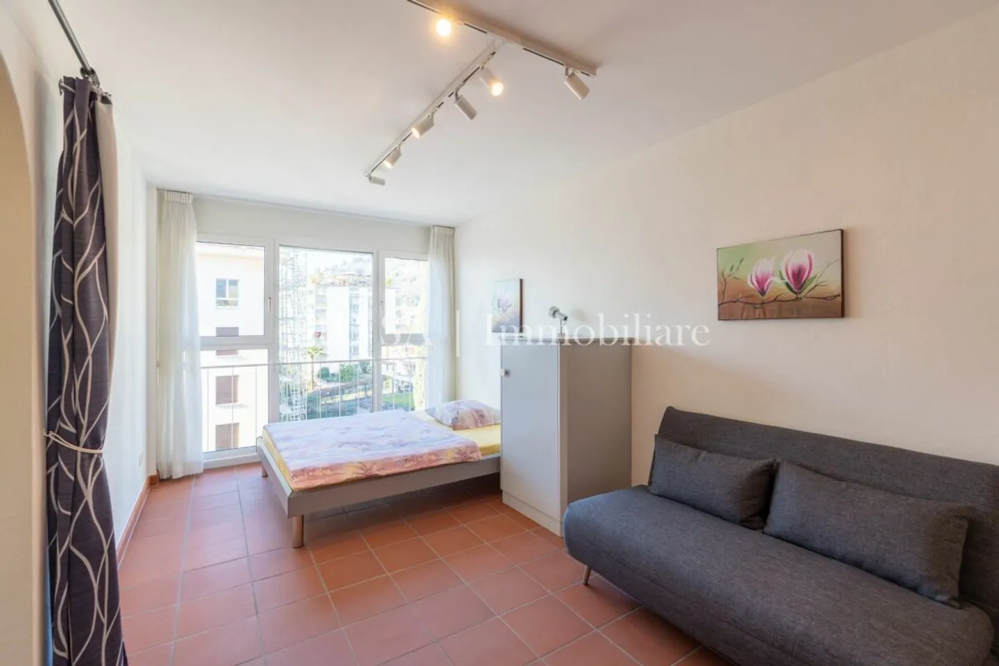 MINUSIO - Appartamento 3,5 locali all'ultimo piano con vista lago - Foto 9 di 12