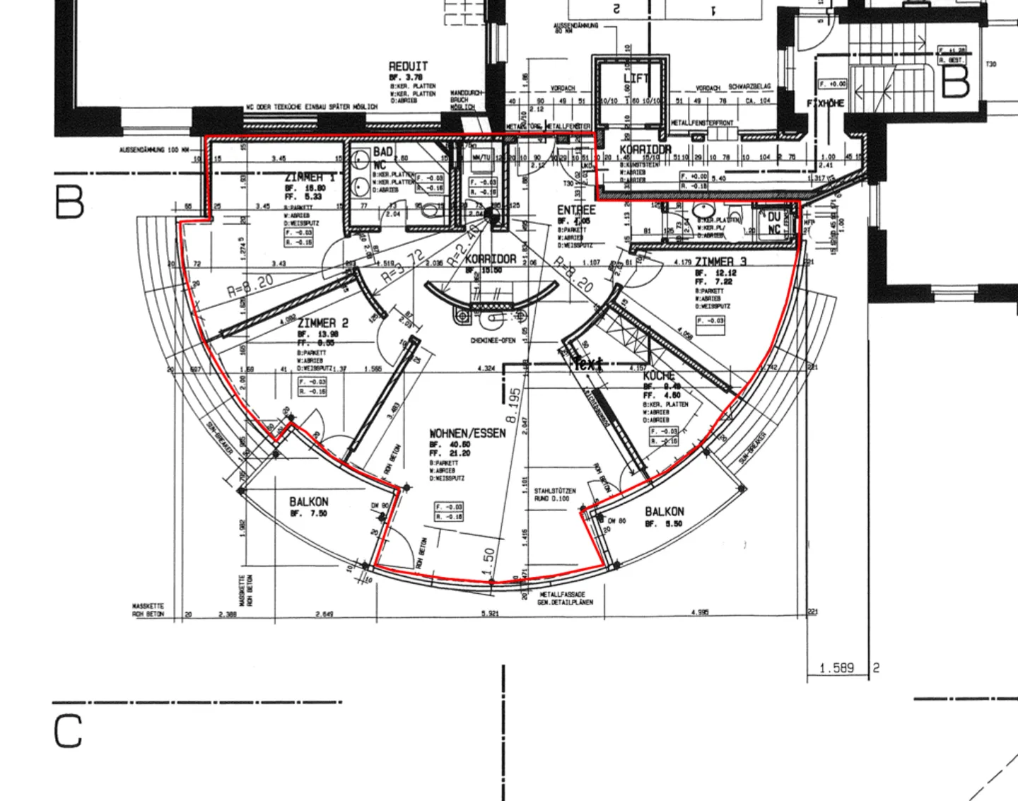 Appartement terrasse exclusif de 4,5 pièces avec terrasse de jardin et cheminée à Zurich, quartier 7 - Photo 13 sur 13