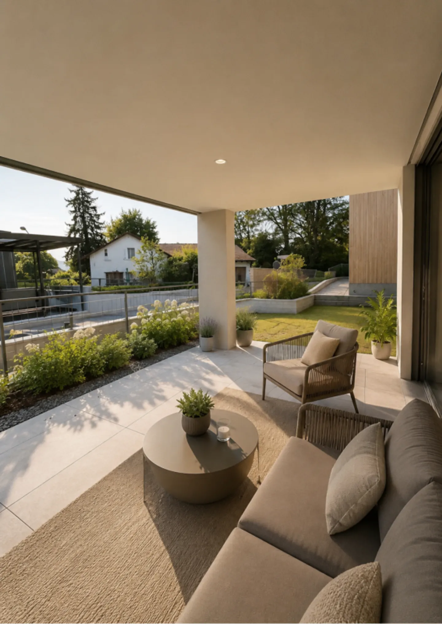Erstbezug: Stilvolle 2.5-Zimmer-Gartenwohnung mit gedecktem Sitzplatz - Photo 1 sur 6