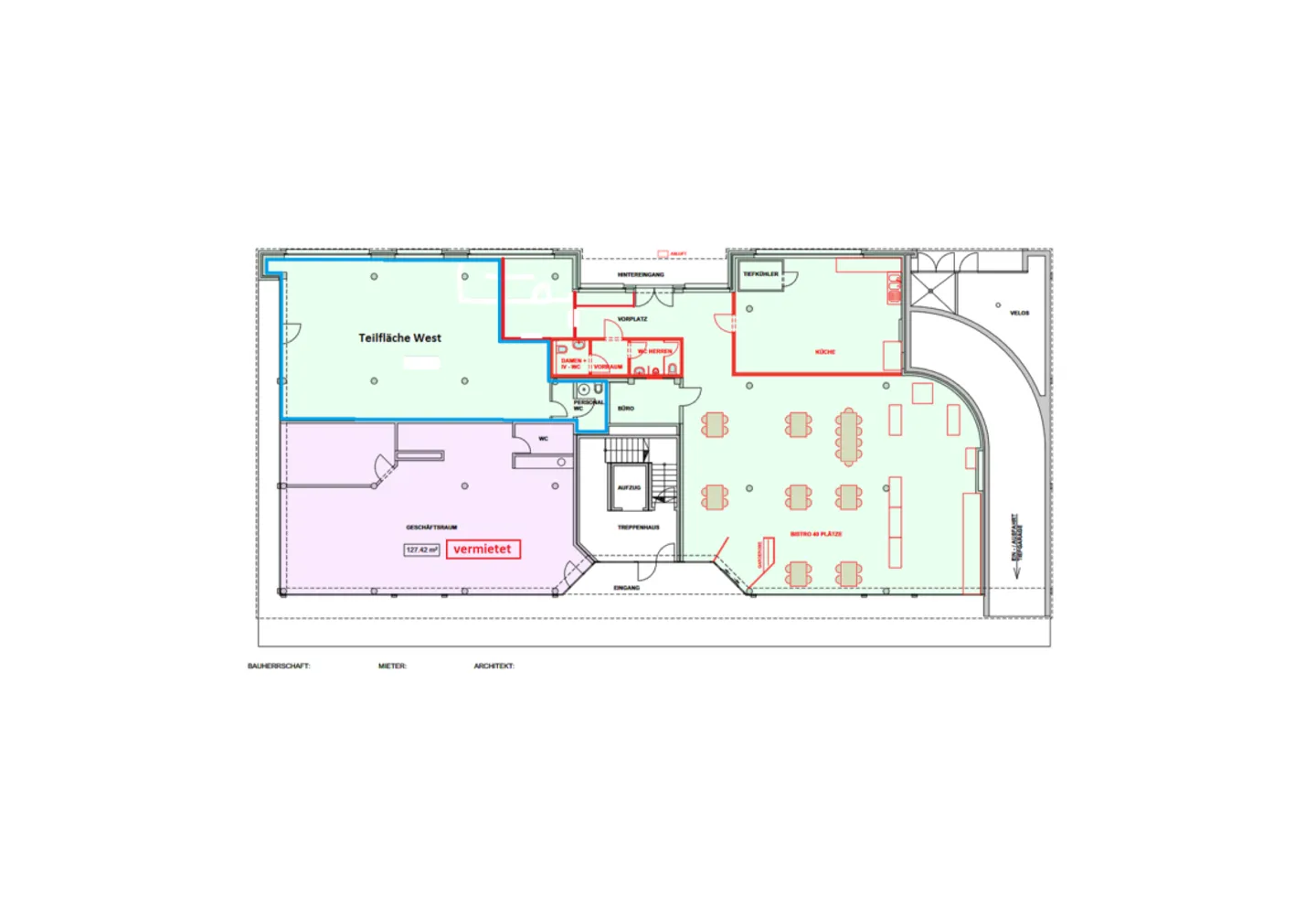 Office and commercial space on the ground floor - Photo 1 of 4