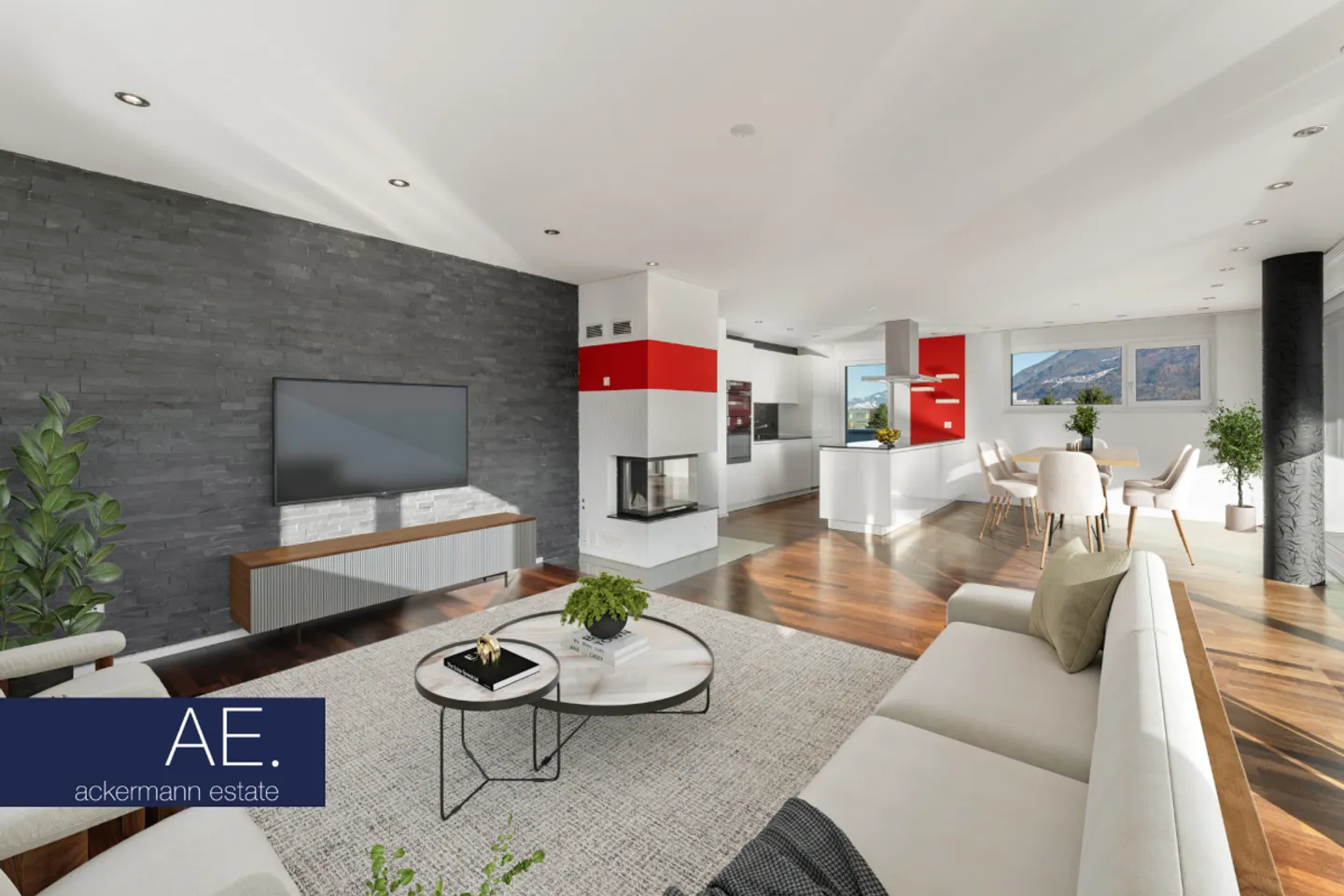 Exklusiv Wohnen - mit Weitblick über die Dächer von Buchs - Foto 1 von 13