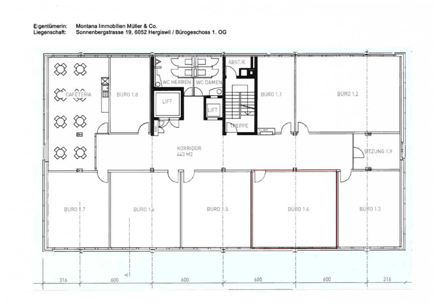 Office space (54 m²) 1st floor - Photo 4 of 4