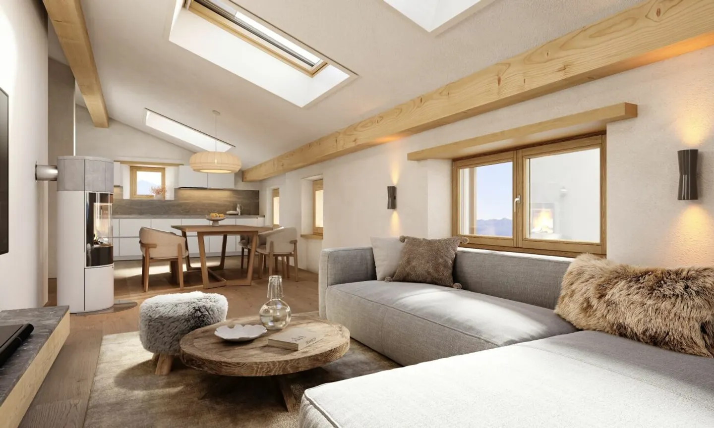 Hochwertige Dachmaisonette mit 5.5 Zimmern in kernsaniertem Altbau - Foto 1 di 13