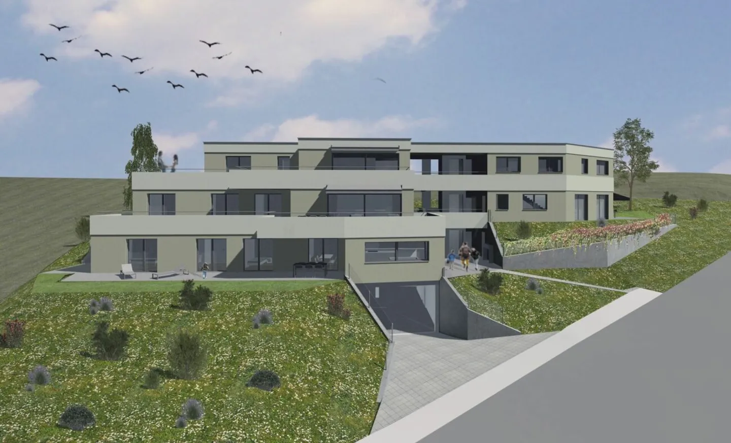 Grosszügiges Einfamilienhaus mit Bergsicht - Photo 7 sur 12