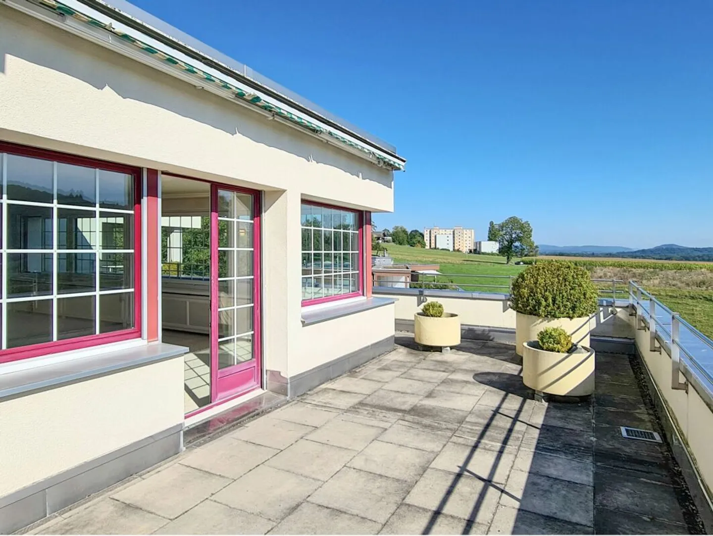 View over the Rhine, vineyards and city - Photo 4 of 7