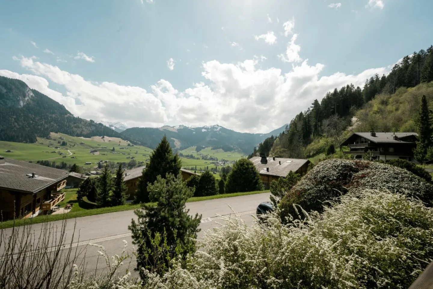 4.5-Zimmerwohnung mit Garten in Château d'Oex - Foto 12 von 13