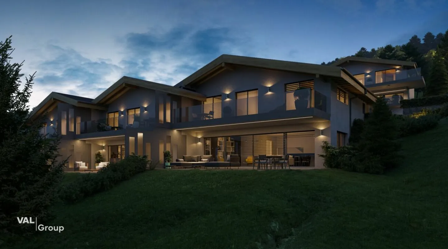 Appartamento nuovo 3.5 locali con grande balcone in una villa a due unità - Foto 7 di 10