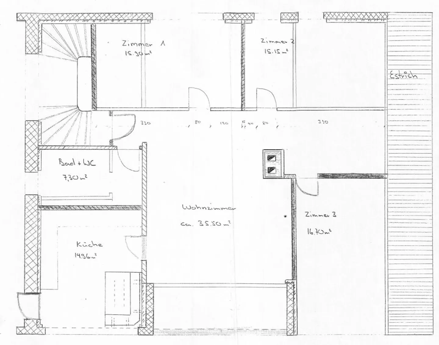 Charming 4 1/2 room attic apartment with gallery and terrace - Photo 13 of 13