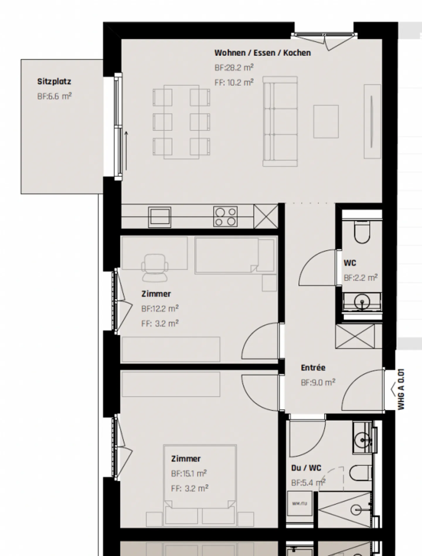 Letzte Chance: Traumhafte Neubauwohnung mit luxuriösem Ausbaustandard - Foto 6 von 6
