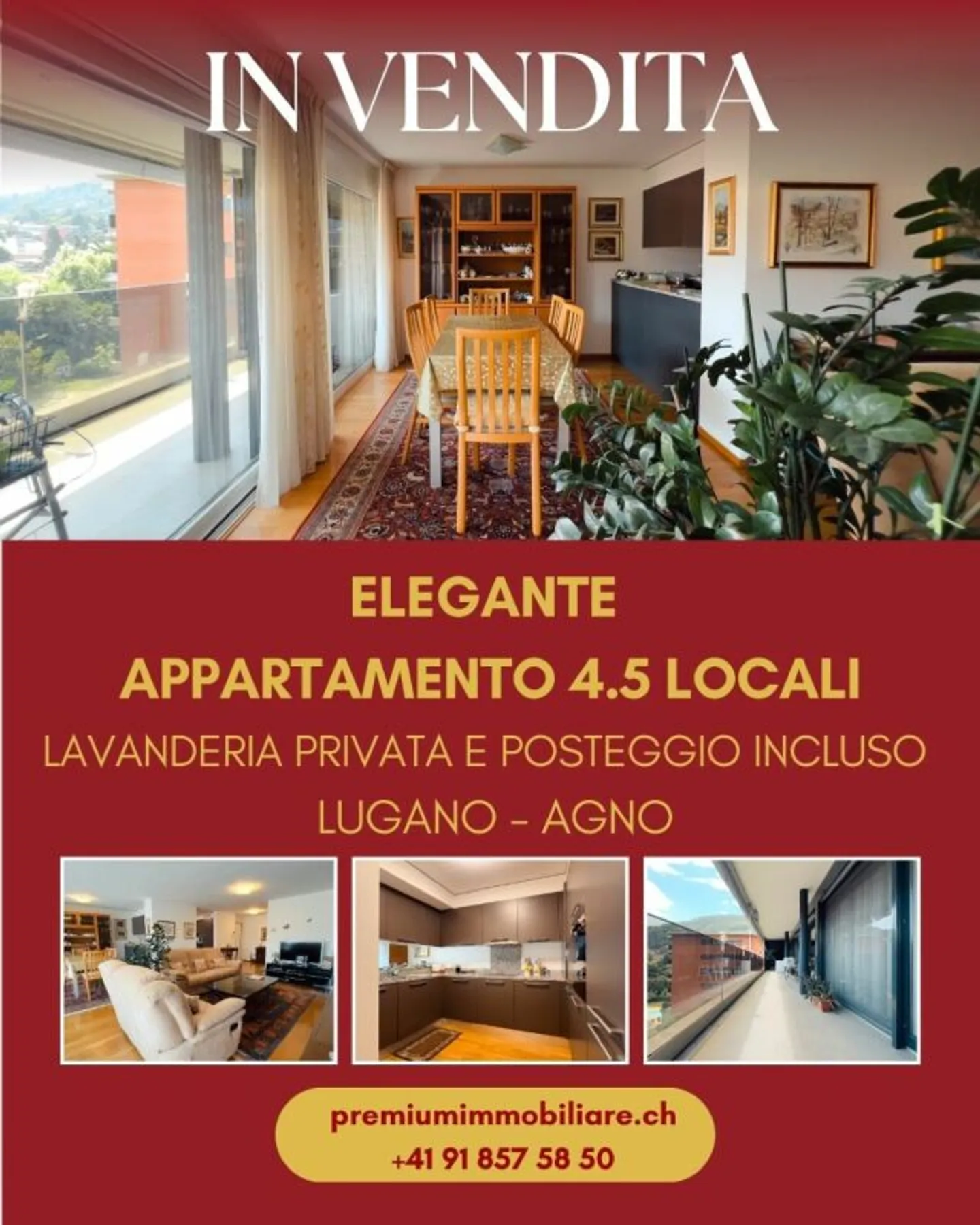 SPACIOUS APARTMENT IN AGNO - Photo 1 of 13