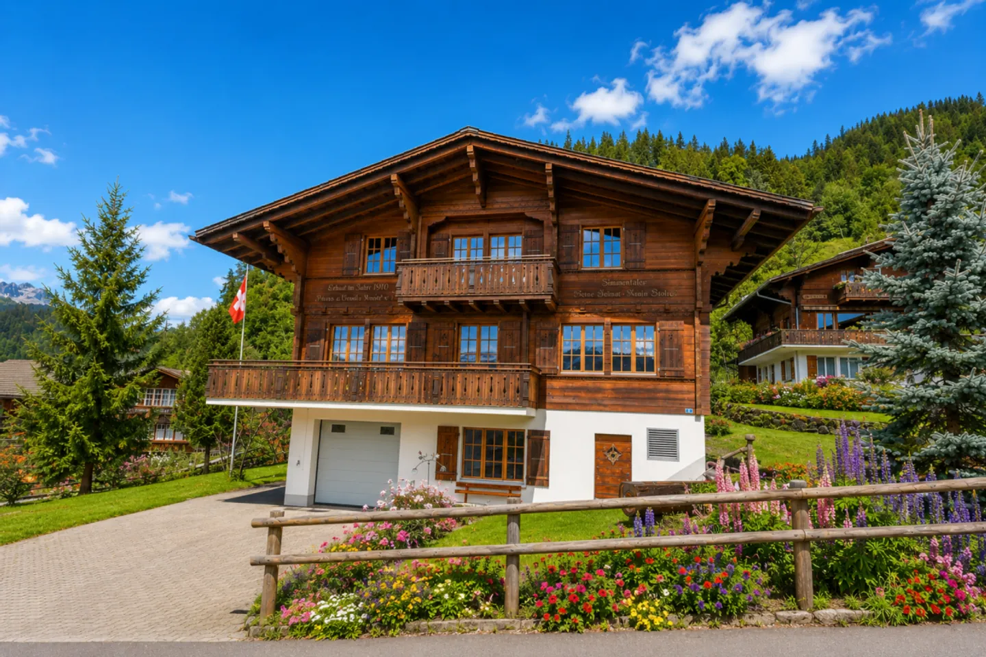 Charmantes alpines Chalet mit Aussicht - Foto 1 von 9