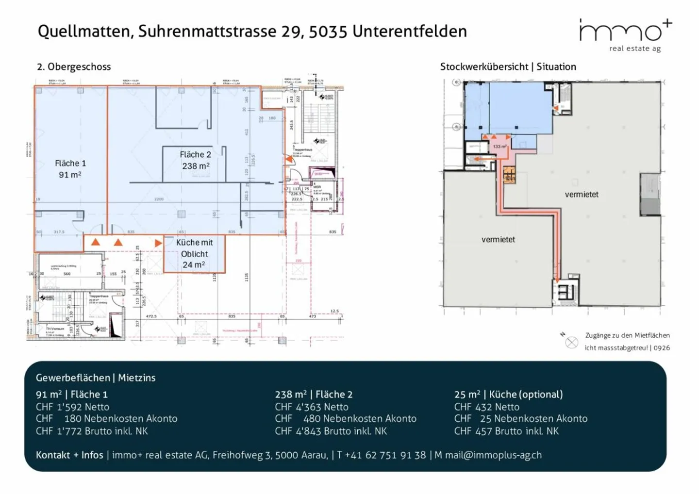 Helle Bürofläche in Unterentfelden - Foto 12 von 13