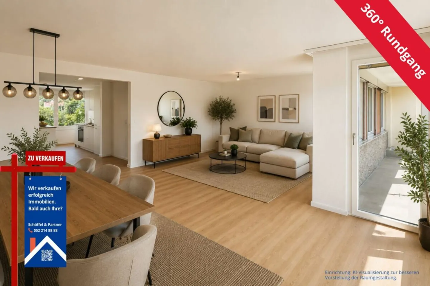 Kernsanierte 4½-Zimmer-Etagenwohnung mit grossem Balkon - Photo 1 of 13