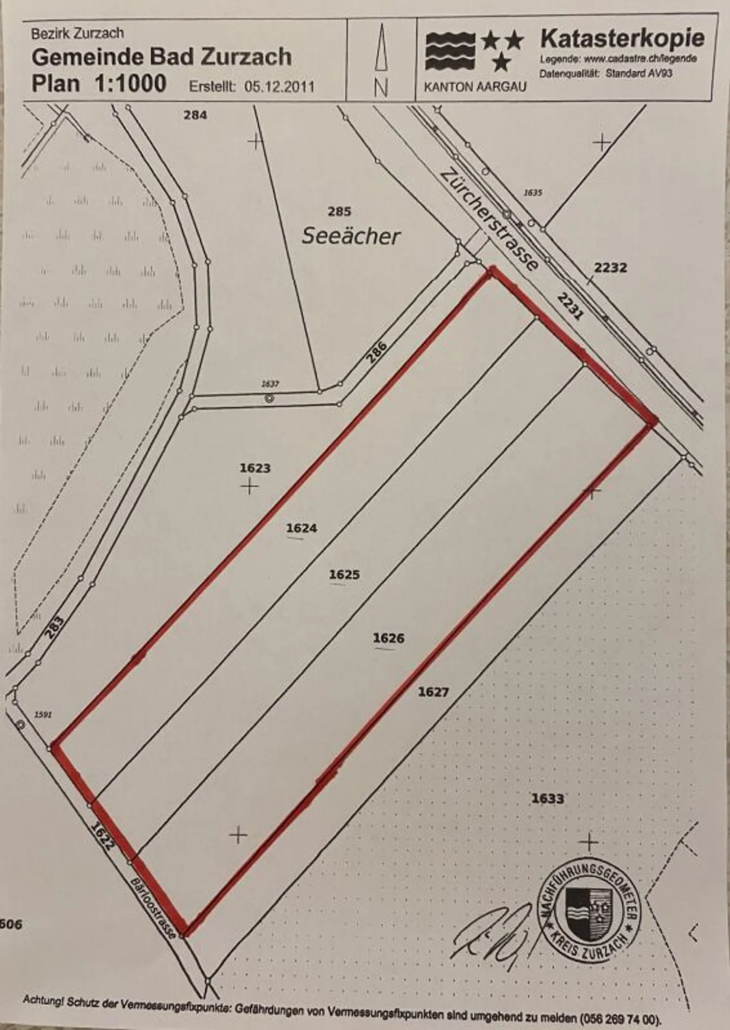 Building land in the industrial zone in Bad Zurzach - Photo 1 of 1
