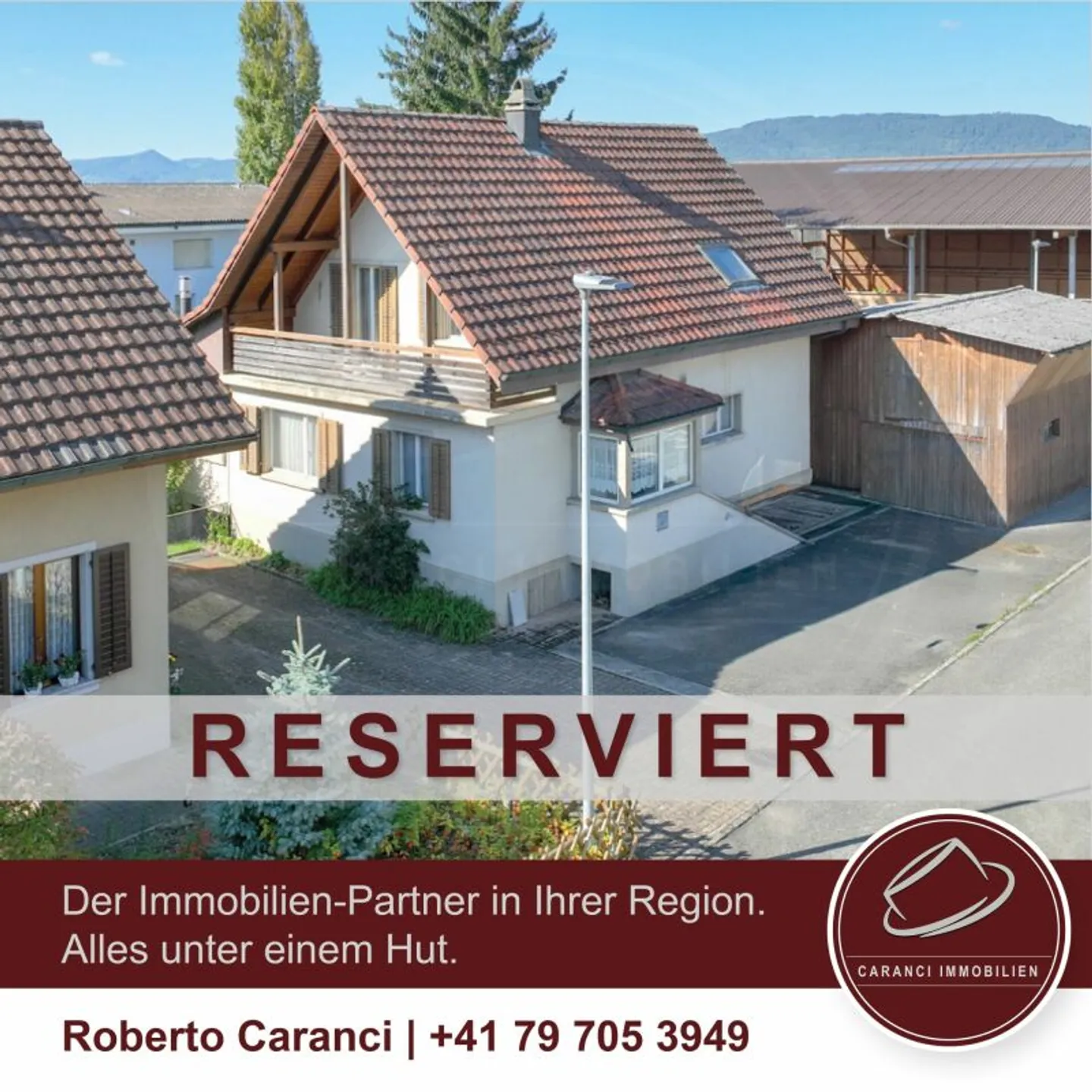 RÉSERVÉ - Maison individuelle avec grand cabanon à Schafisheim - propriété idéale pour investisseurs et artisans - Photo 1 sur 13