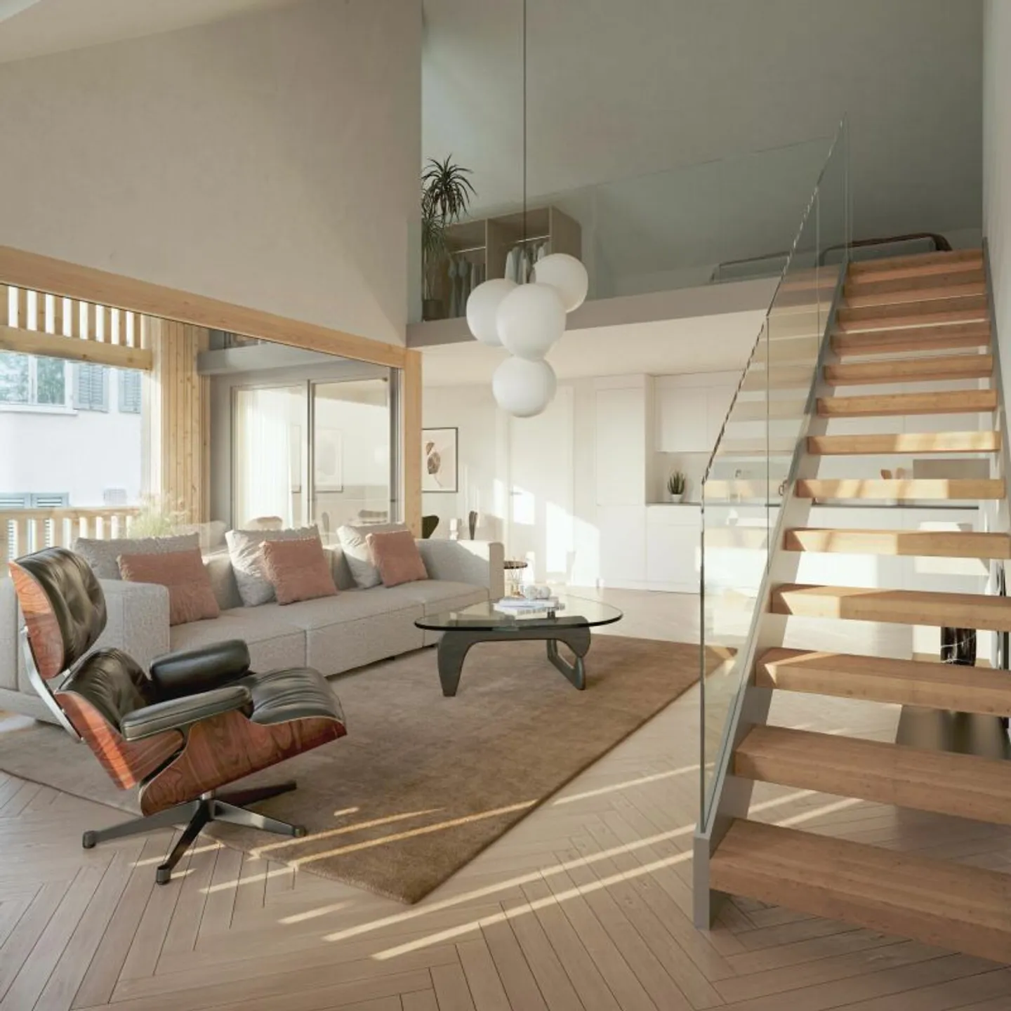 attraktive 2 ½-Zi-Dach-Maisonettewohnung an idyllischer Wohnlage in Oberschan - Foto 2 von 4