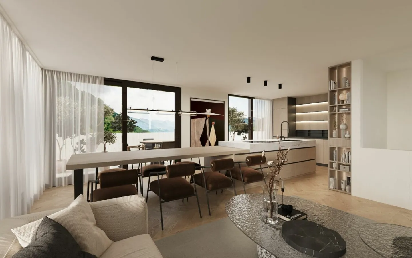 Luxurious penthouse apartment with panoramic roof terrace in a privileged location - Photo 3 of 7