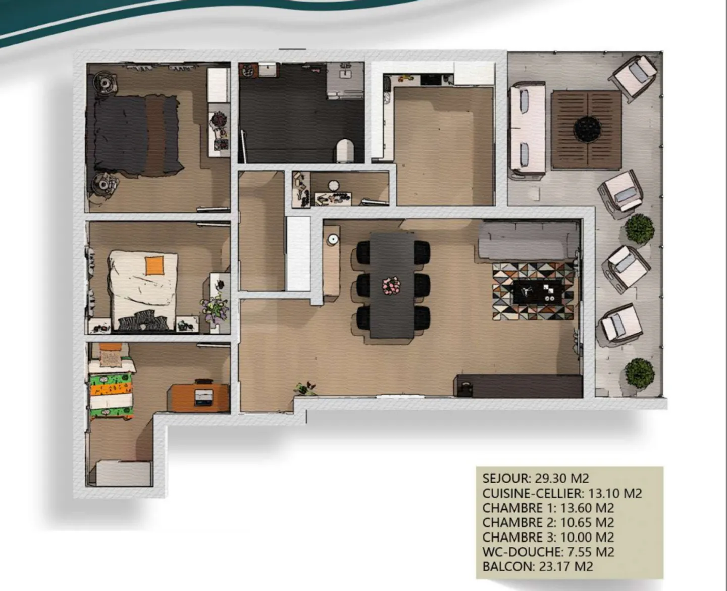 4,5-Zimmer-Wohnung in Ardon - Foto 2 von 10