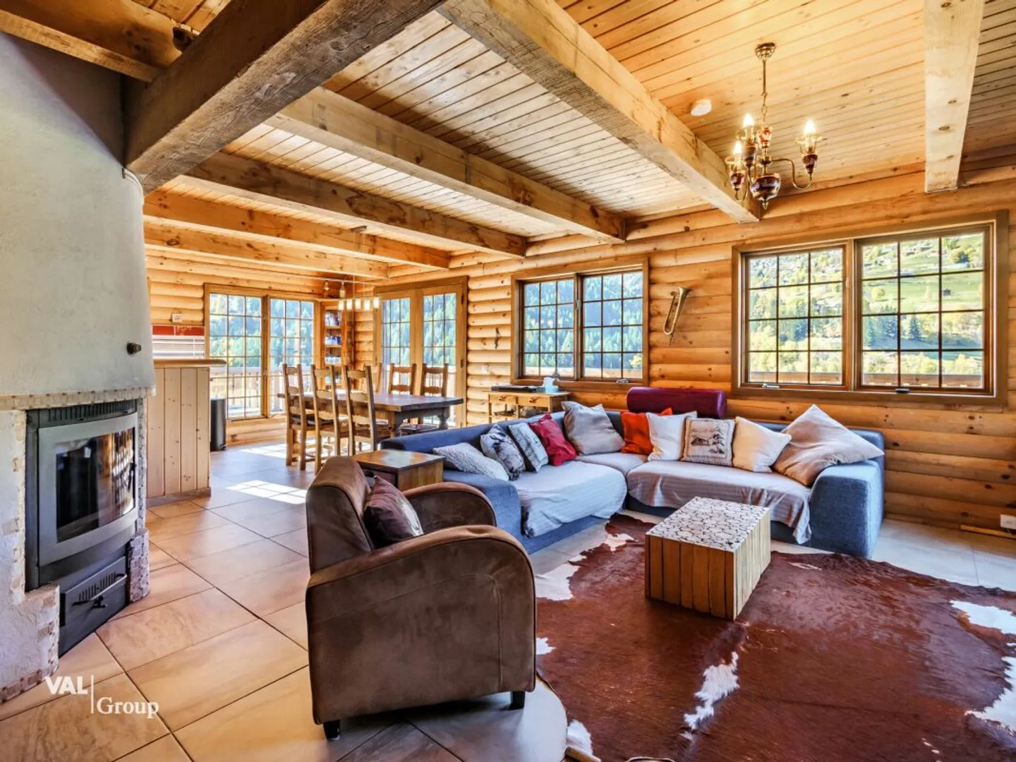 Magnificent "kanadischer" Chalet für Naturliebhaber (6.5 + 3.5 Zimmer) - Foto 5 von 13