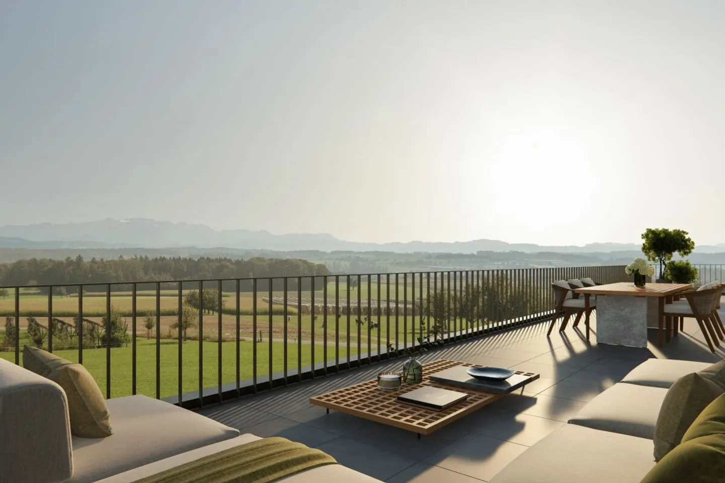 New building "ALPENBLICK" - 3.5-room penthouse apartment with unobstructed view of the Alpstein - Photo 1 of 4