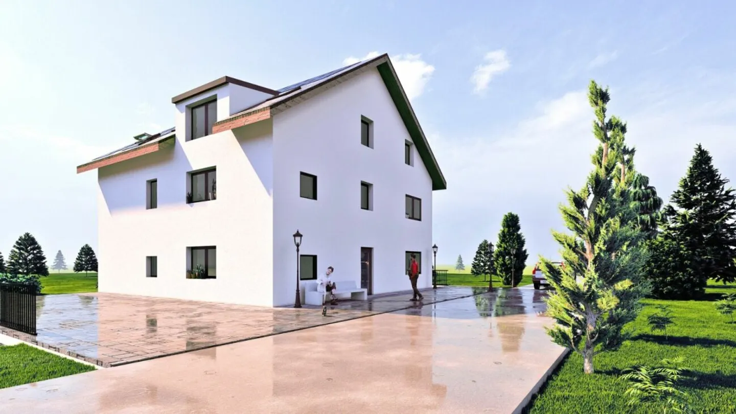 Terreno attraente con progetto e permesso di costruzione a Meinisberg - Foto 6 di 6