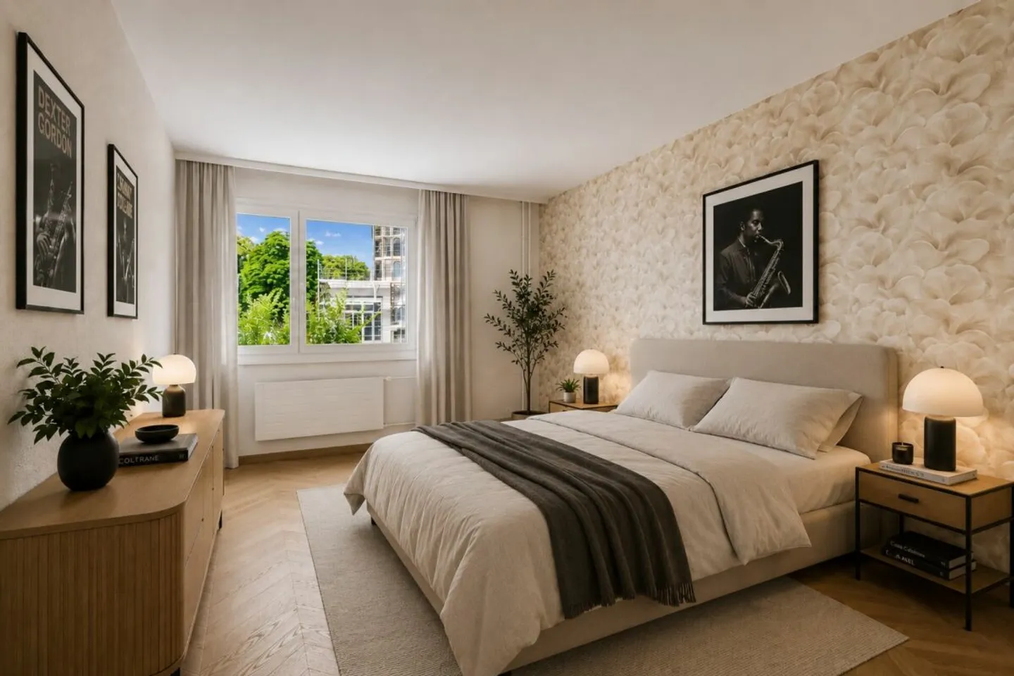 Appartamento di 3½ locali elegantemente ristrutturato con balcone e vista sul verde - Foto 7 di 11