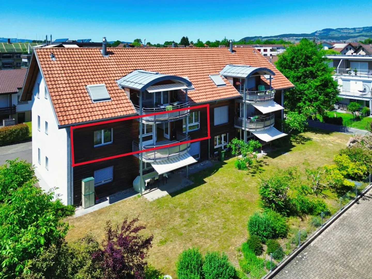 Appartement lumineux et calme avec vue sur les Alpes et salle de lavage/hobby privée - Photo 12 sur 13