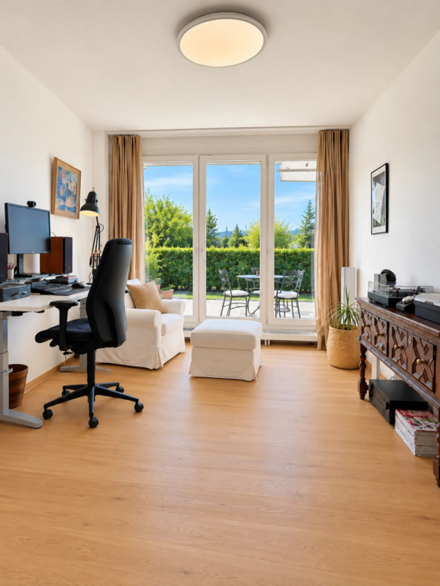 L'idylle du jardin rencontre la vue panoramique - Appartement en terrasse dans un emplacement ensoleillé sur la colline - Photo 6 sur 9