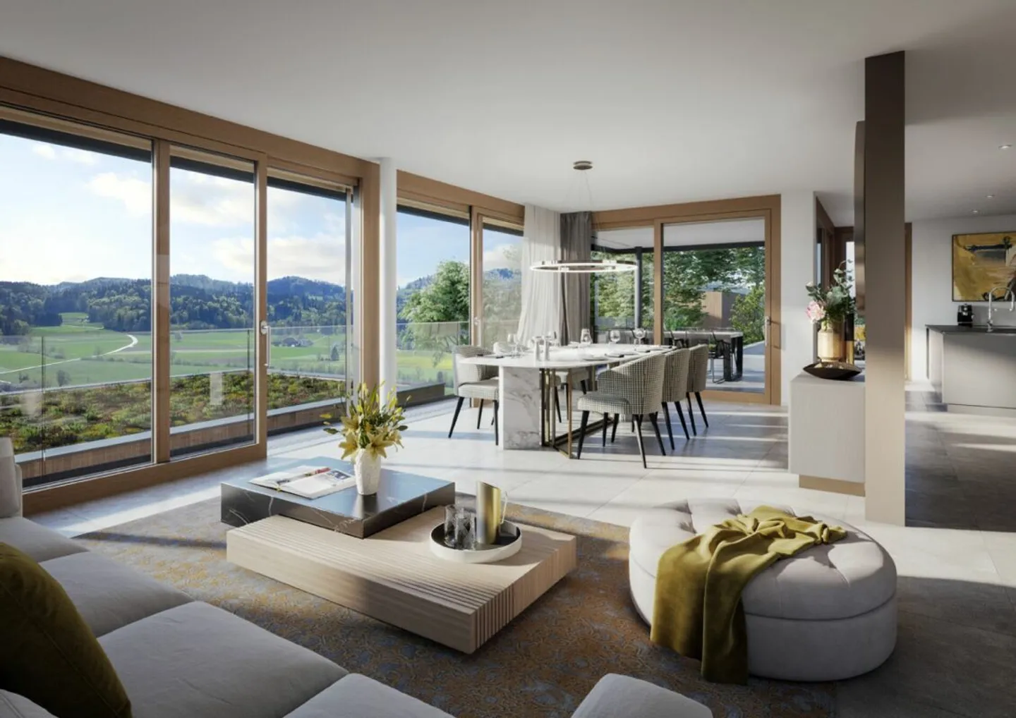 Luxuriöses Einfamilienhaus mit Bergsicht - Foto 3 von 6