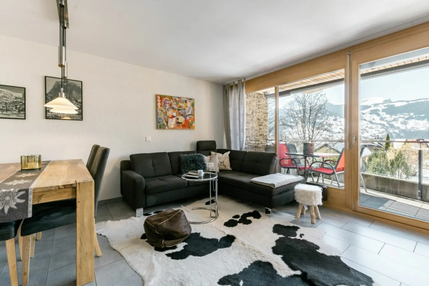 Appartamento centrale nell'Hotel Eiger Grindelwald con vista sulla montagna - Foto 8 di 13