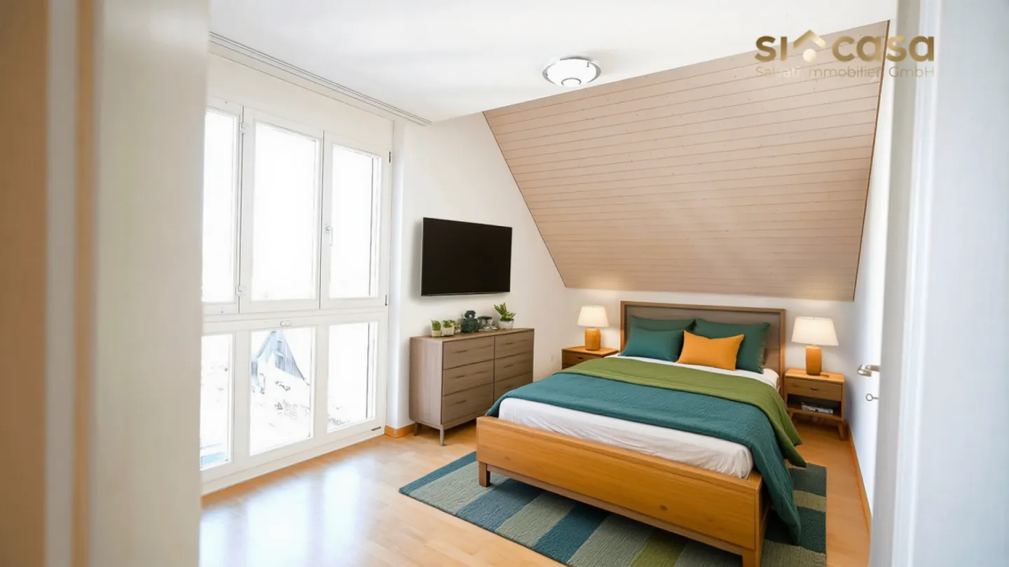 TRAUMHAFTE ATTIKA WOHNUNG - AN RUHIGER LAGE - EIGENTUMSSTANDARD - Foto 5 von 12