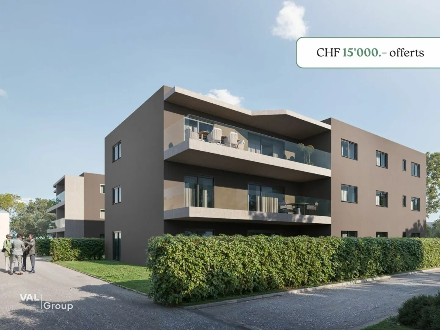 A spacious 4.5 room garden-level apartment with a CHF 15,000 advantage. - Photo 1 of 13