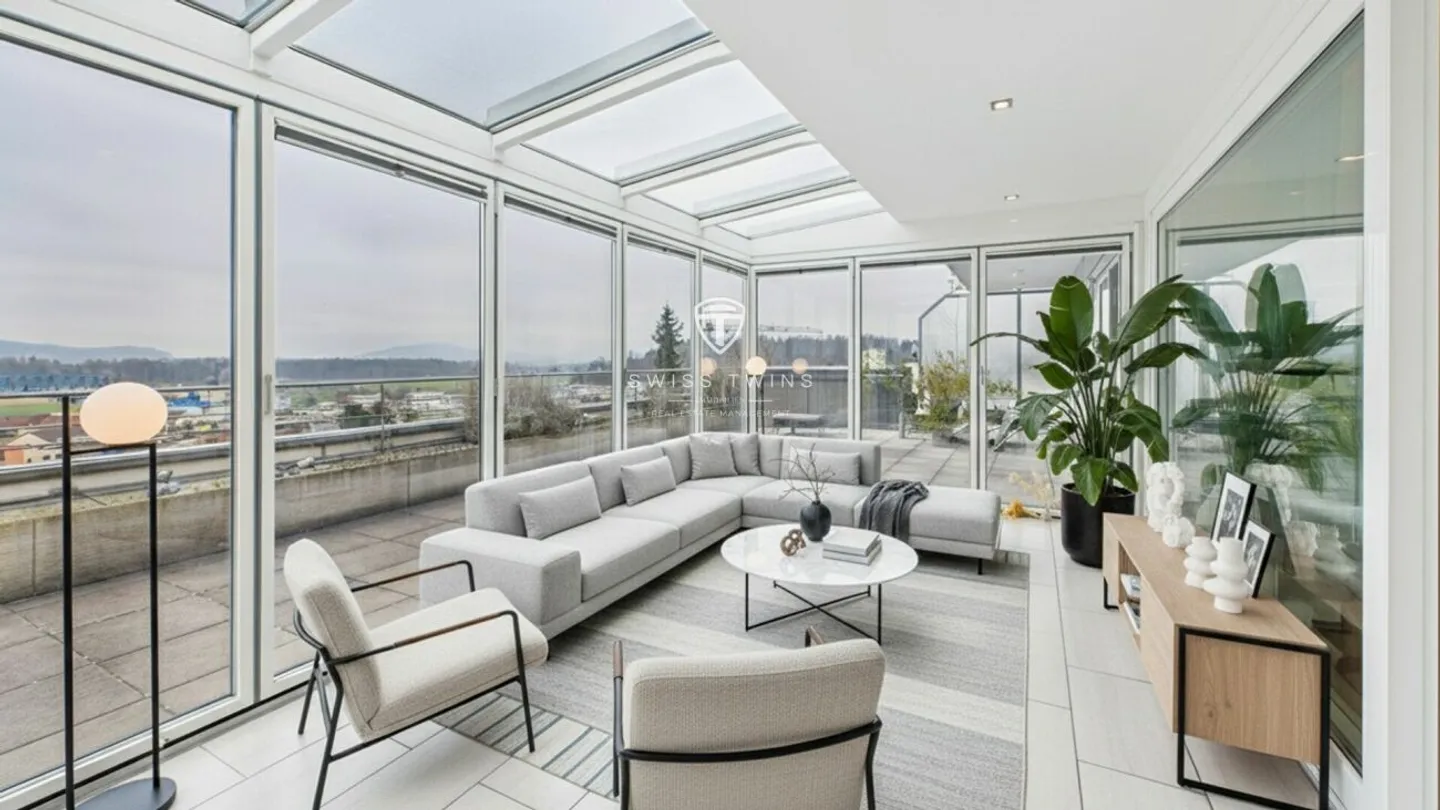 5½-room maisonette apartment with panoramic and mountain views - Photo 1 of 13