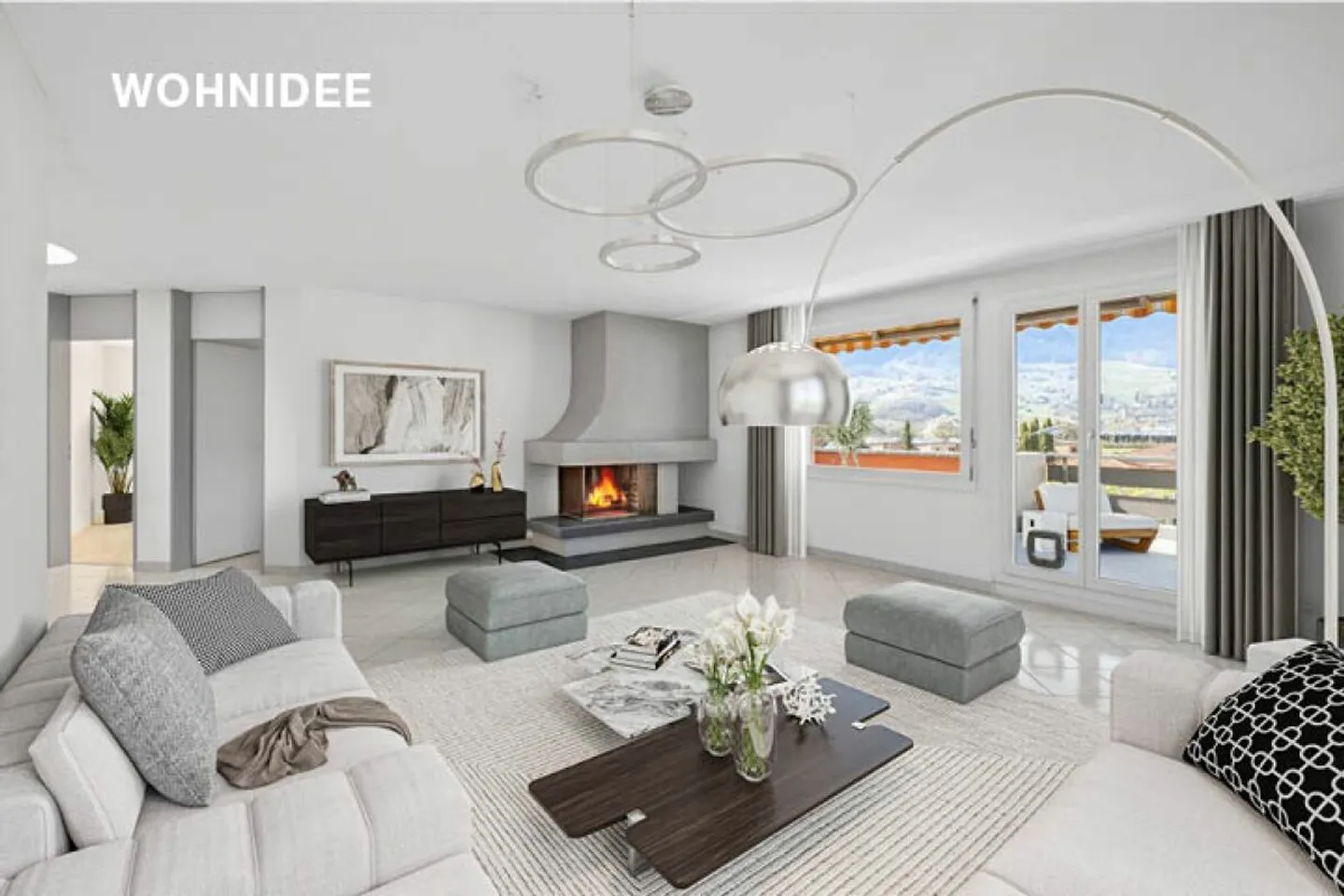 Spacious Attic Apartment with Terraces - Photo 4 of 13