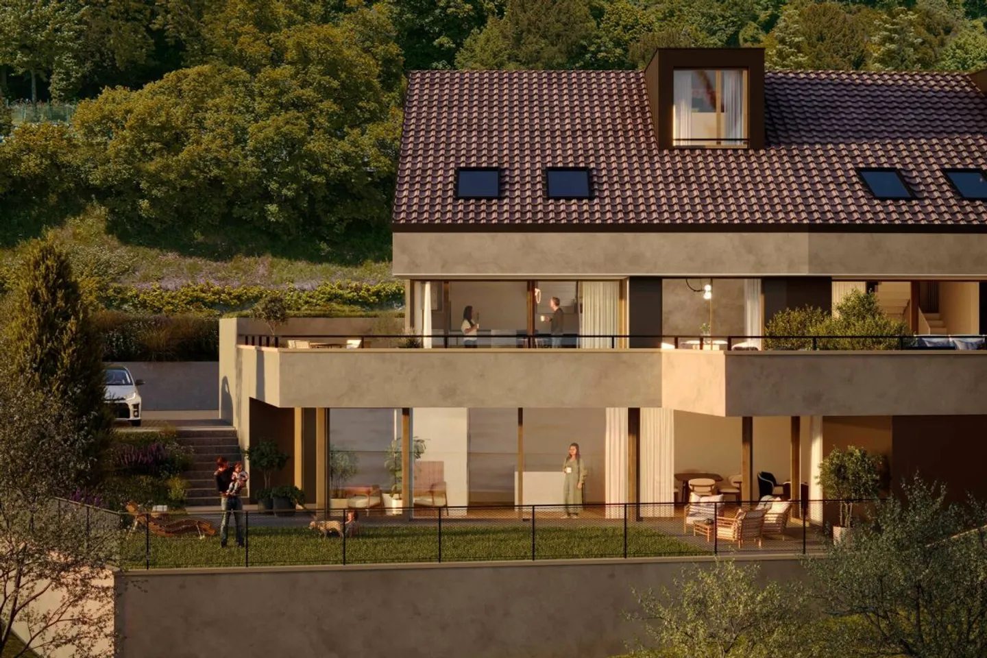 Appartement de standing avec vue lac exceptionnelle - Foto 1 di 13