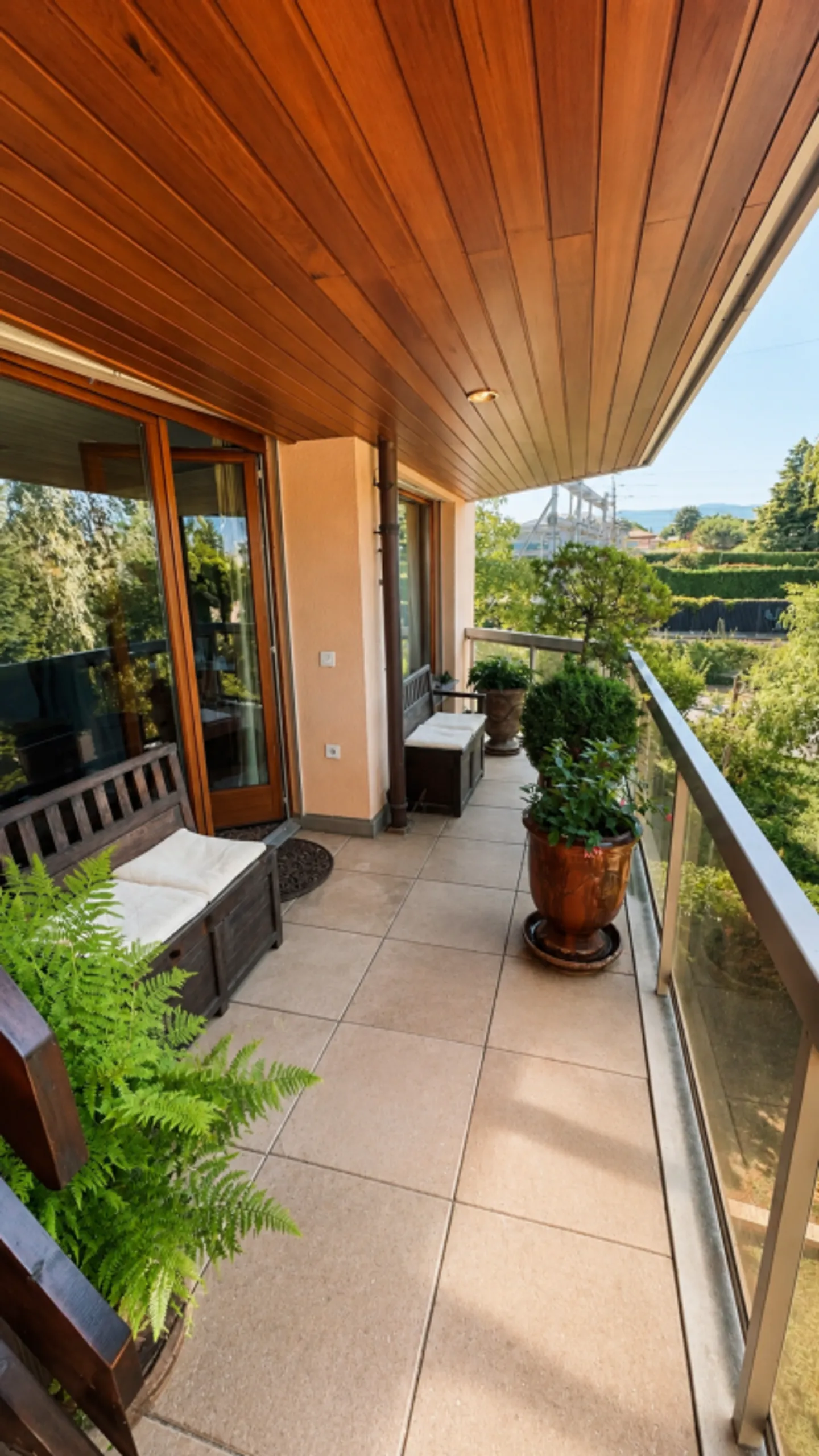 Magnifico attico di 3,5 locali con terrazza, rooftop privato e vista parziale sul lago - Alle porte di Ginevra - Foto 10 di 13