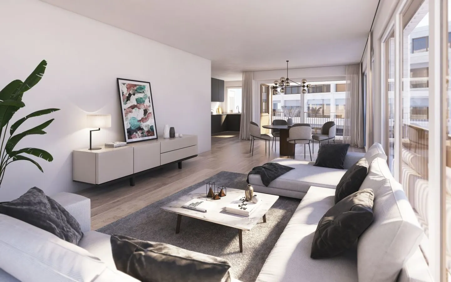 2,5 Zimmer Neubauwohnung  mit Aussicht im 3. OG, 70 m2 - Photo 8 sur 8