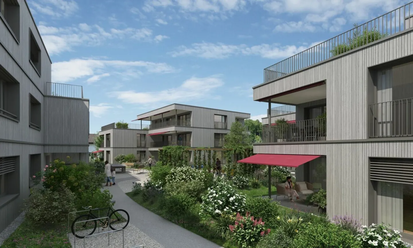 Appartamenti moderni di nuova costruzione a Fahrwangen - in posizione tranquilla + vicino al centro - Foto 1 di 5