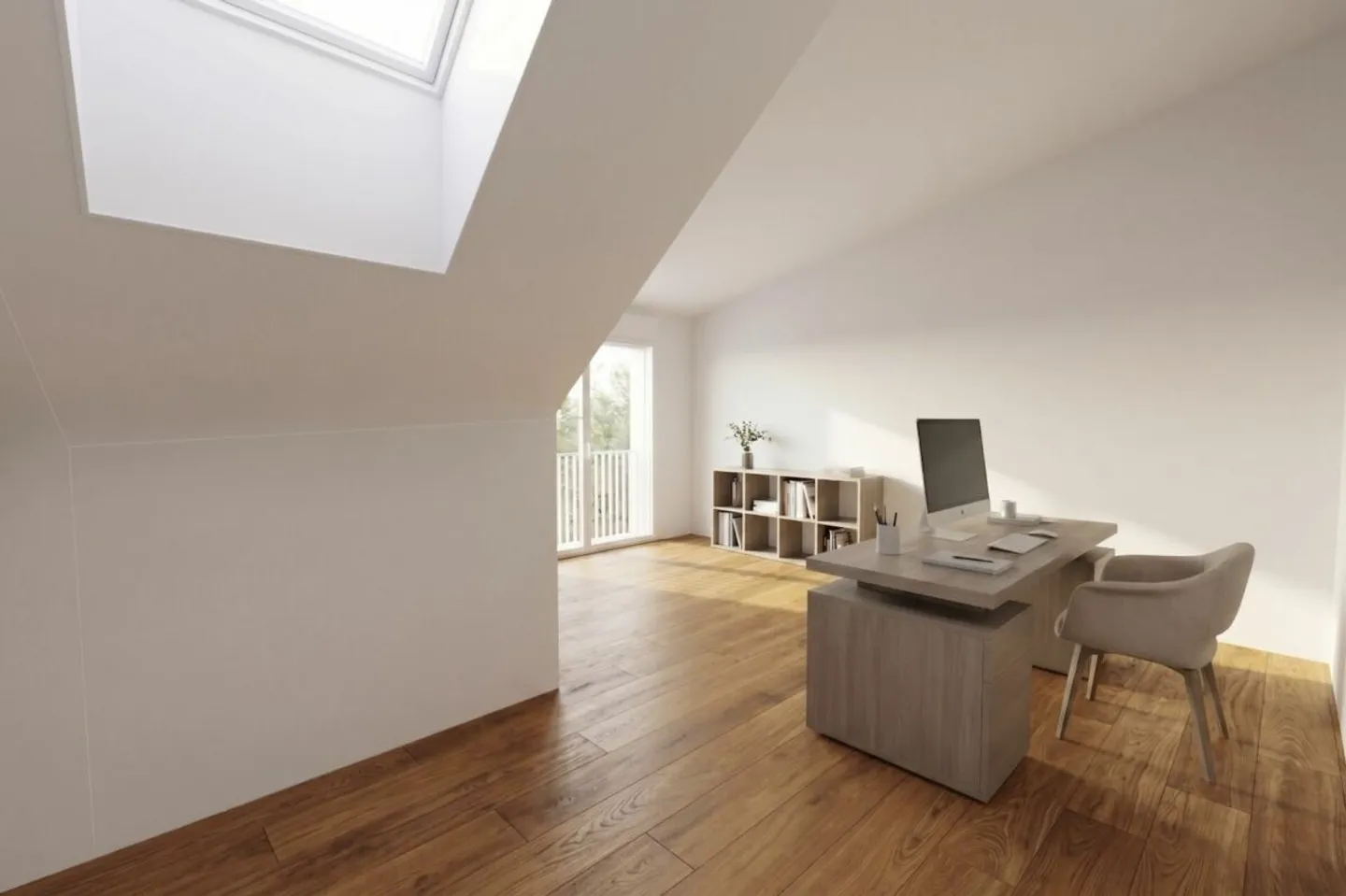 Penthouse apartment with loft feeling and panoramic view towards the lake! - Photo 3 of 8