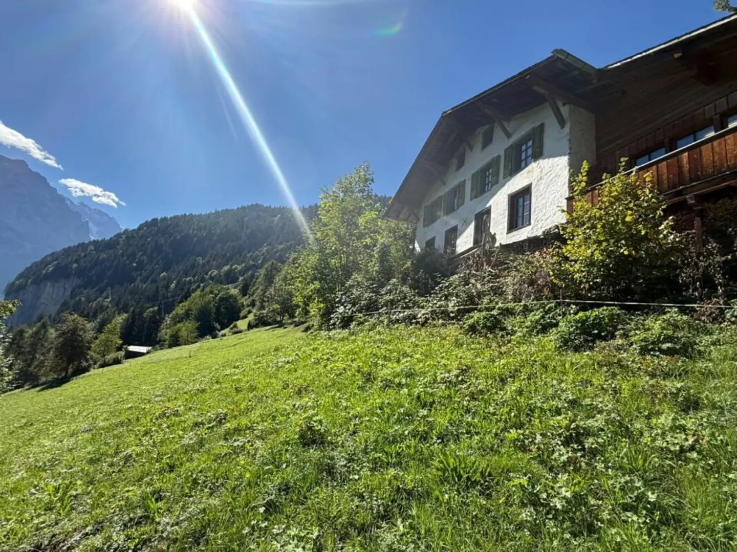 Unique Opportunity in Lauterbrunnen - Agricultural Property with Residential House, Barn, and Three Additional Lots - Photo 1 of 13