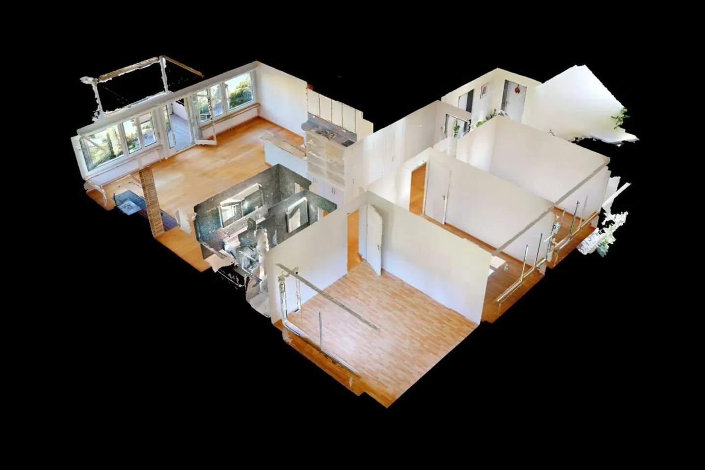 4½-Zr. Wohnung mit Aussicht, Garage und Hallenbad - Foto 6 von 12