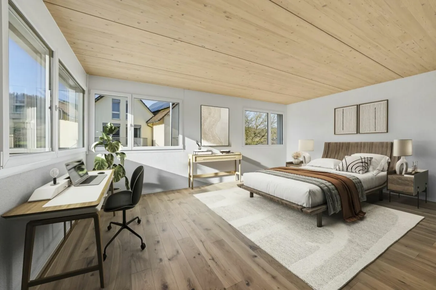 Modernes Doppelhaus mit Garten - Foto 9 von 13