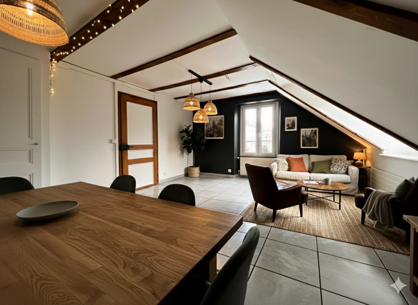 Charmant Appartement Mansardé - Photo 3 sur 8