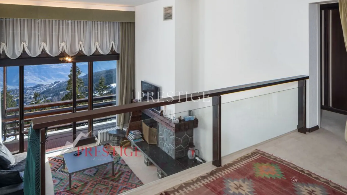 EXKLUSIVITÄT - Duplex-Wohnung 3½ Zimmer mit Südbalkonen und Panoramablick - Crans-Montana (Vermala) - Foto 5 von 13