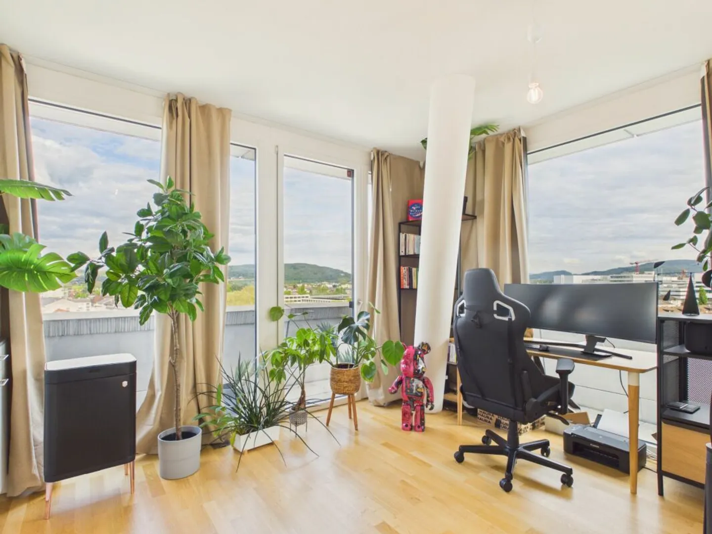 Stilvolles Apartment mit Stadtblick - Foto 6 von 13