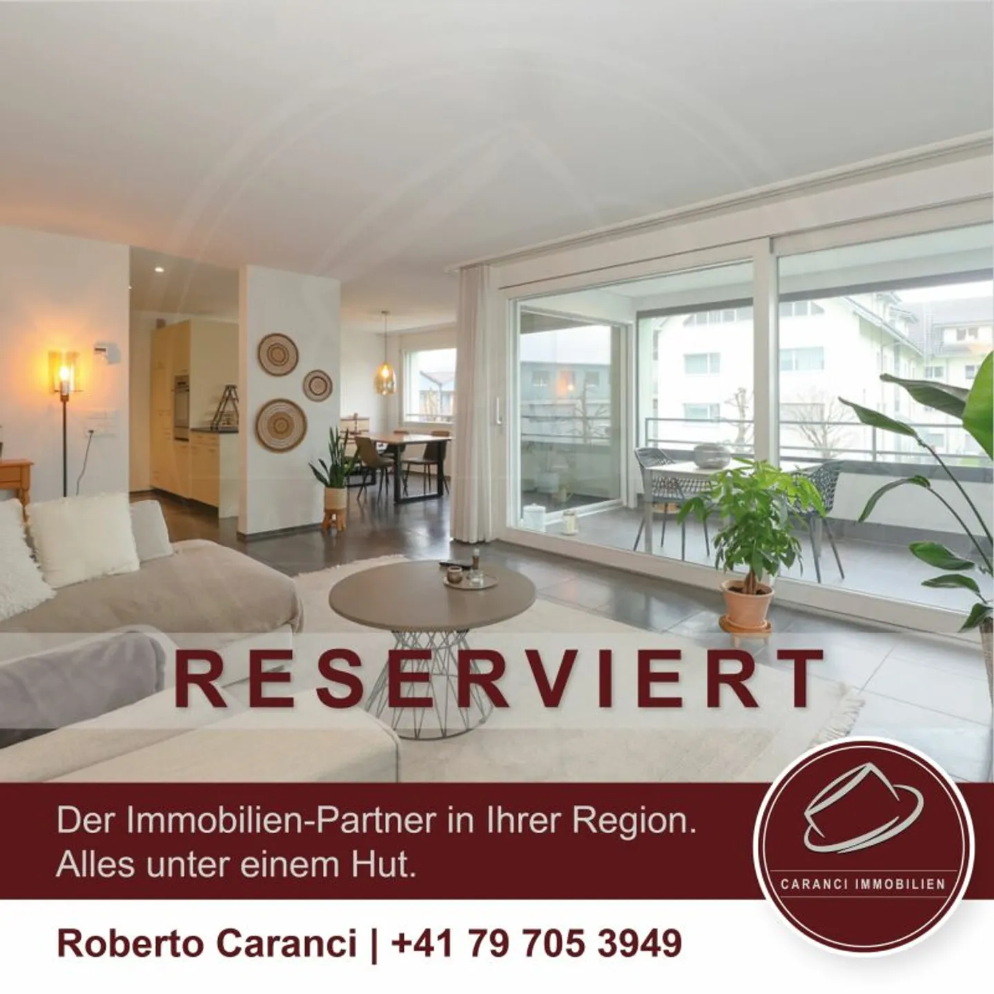 RÉSERVÉ - Appartement 3½ pièces élégant avec un agencement généreux à Seengen - Photo 1 sur 13